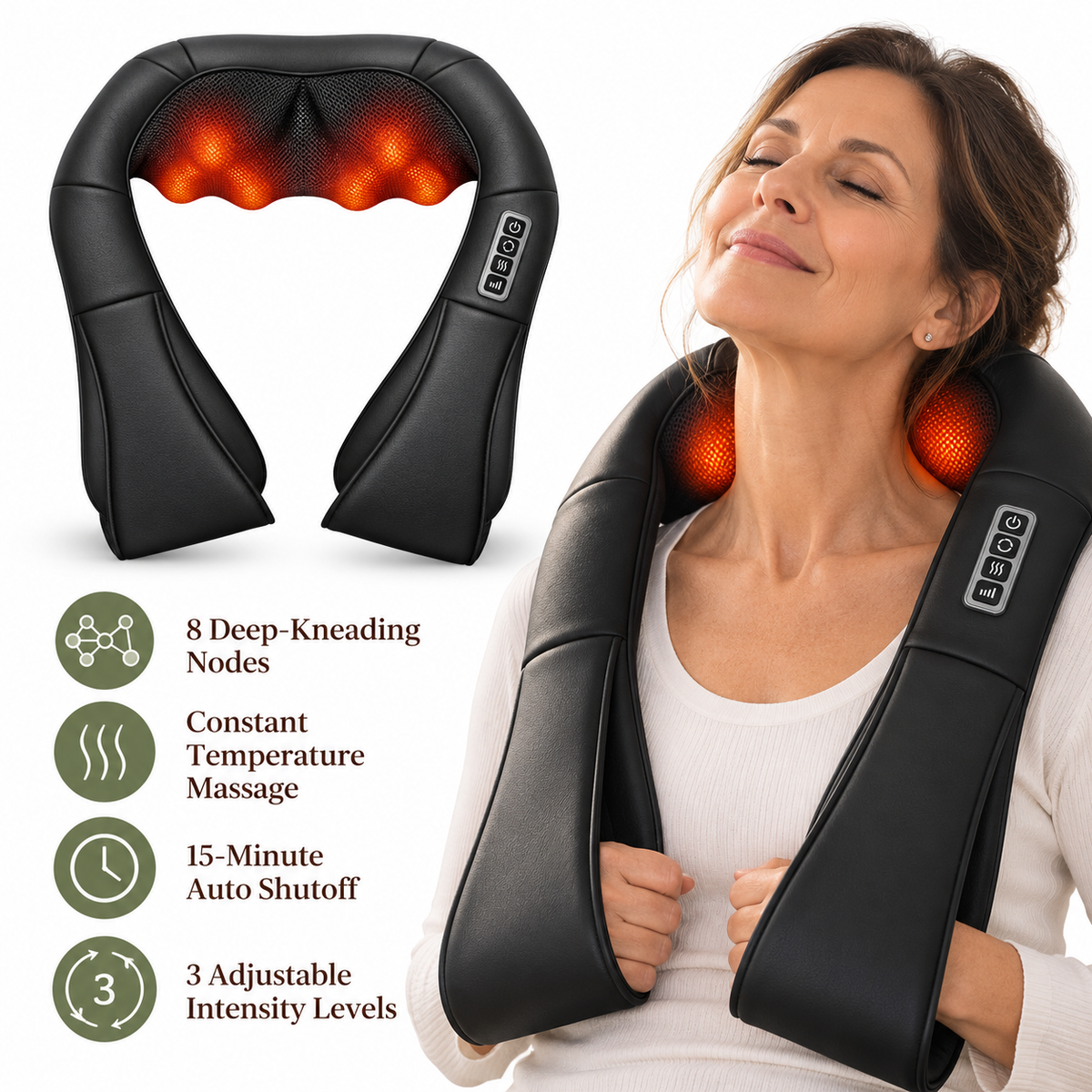 Osendale Heated Neck & Shoulder Massager
